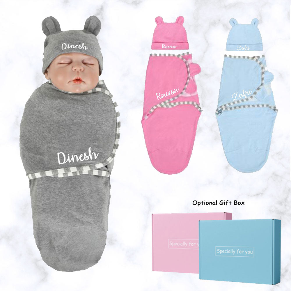 Personalised baby swaddle hotsell