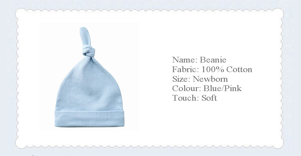 Customised 100% Cotton Baby Beanie - thewatermelonkids