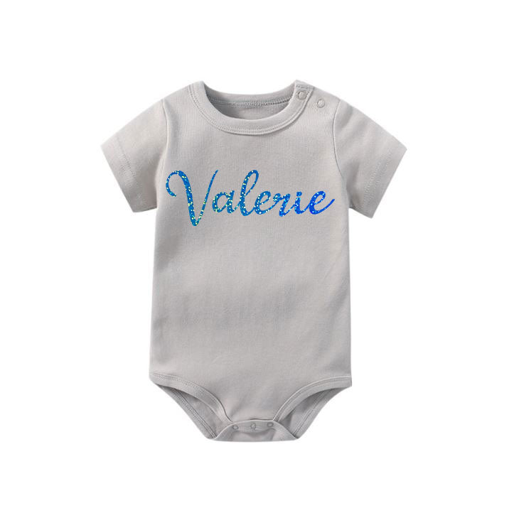 Customised 100% Cotton Baby Romper (Newborn to 12 Months)