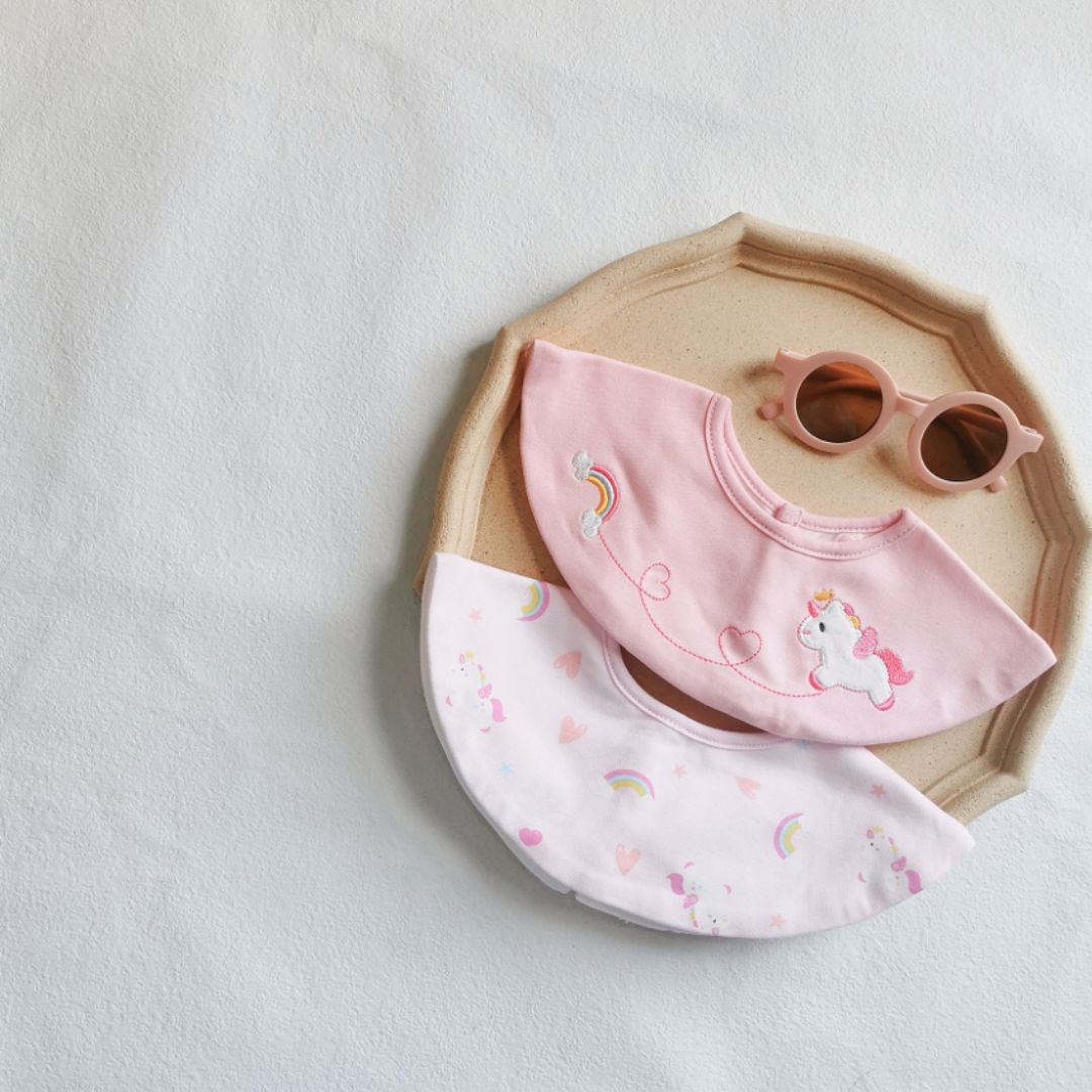 Fanciful High Quality Cotton Baby Bib