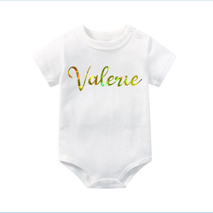 Customised 100% Cotton Baby Romper (Newborn to 12 Months)