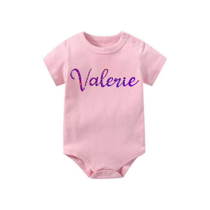 Customised 100% Cotton Baby Romper (Newborn to 12 Months)