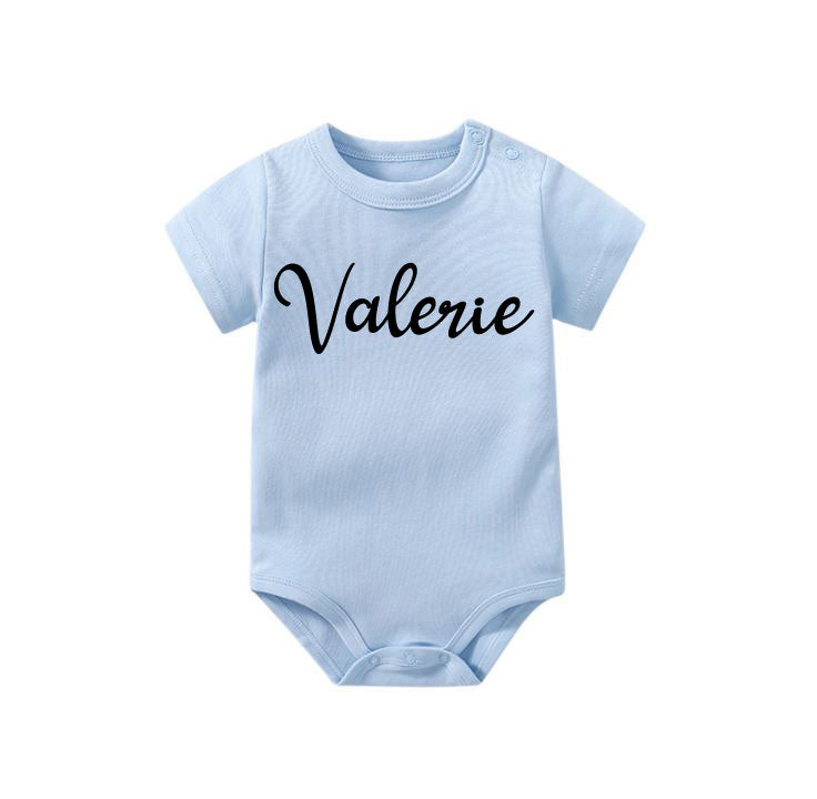 Customised 100% Cotton Baby Romper (Newborn to 12 Months)