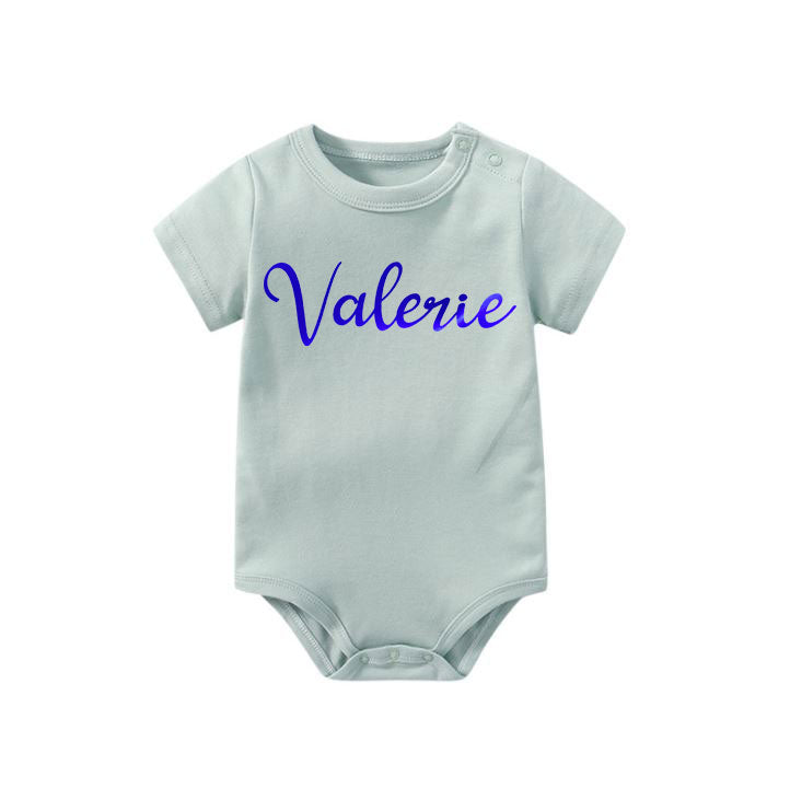 Customised 100% Cotton Baby Romper (Newborn to 12 Months)