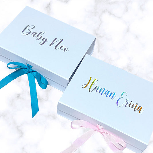 Customised Premium Magnetic Gift Box with Ribbon