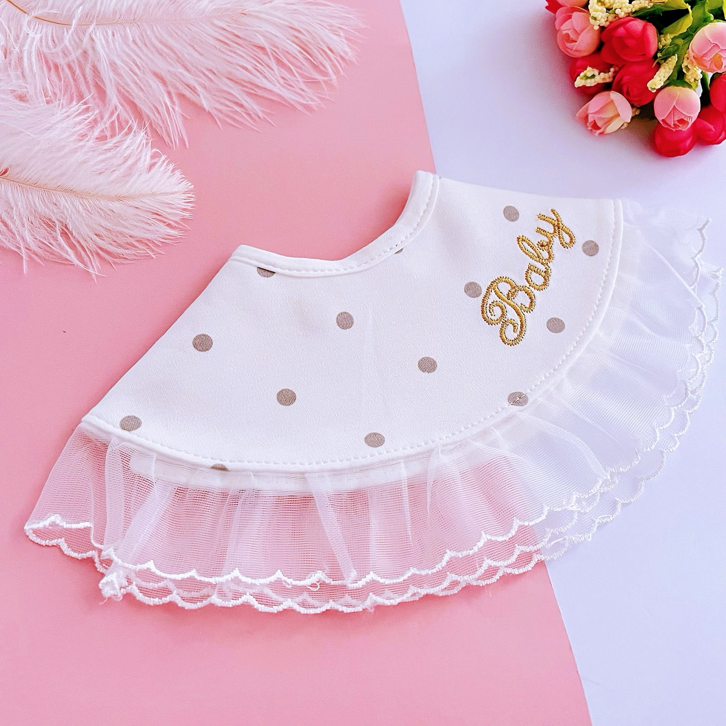 Fanciful High Quality Cotton Baby Bib