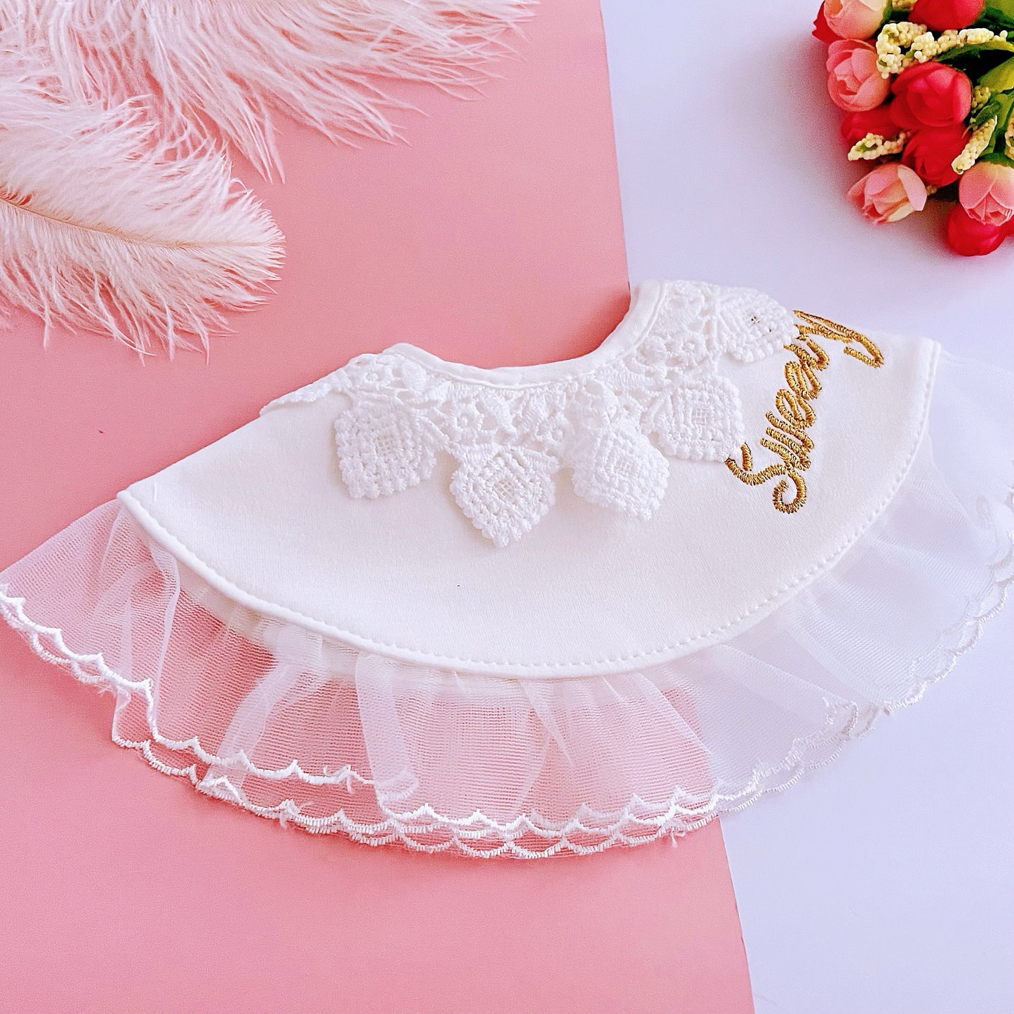 Fanciful High Quality Cotton Baby Bib