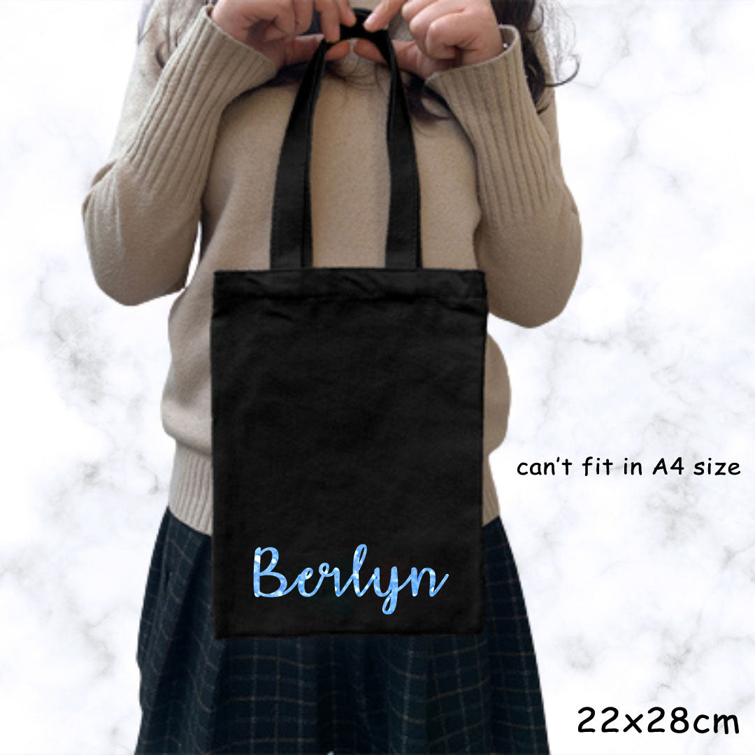 Personalised Handmade Fabric Tote Bag - 22cm x 28cm